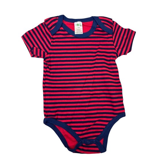 Baby Boy Baseball-Themed Short-Sleeve Bodysuit Set Soft Set Of 5 Sz 12M- New - Picture 4 of 15